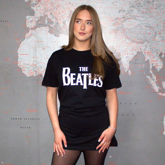 Een foto van een The Beatles T-Shirt Jurk