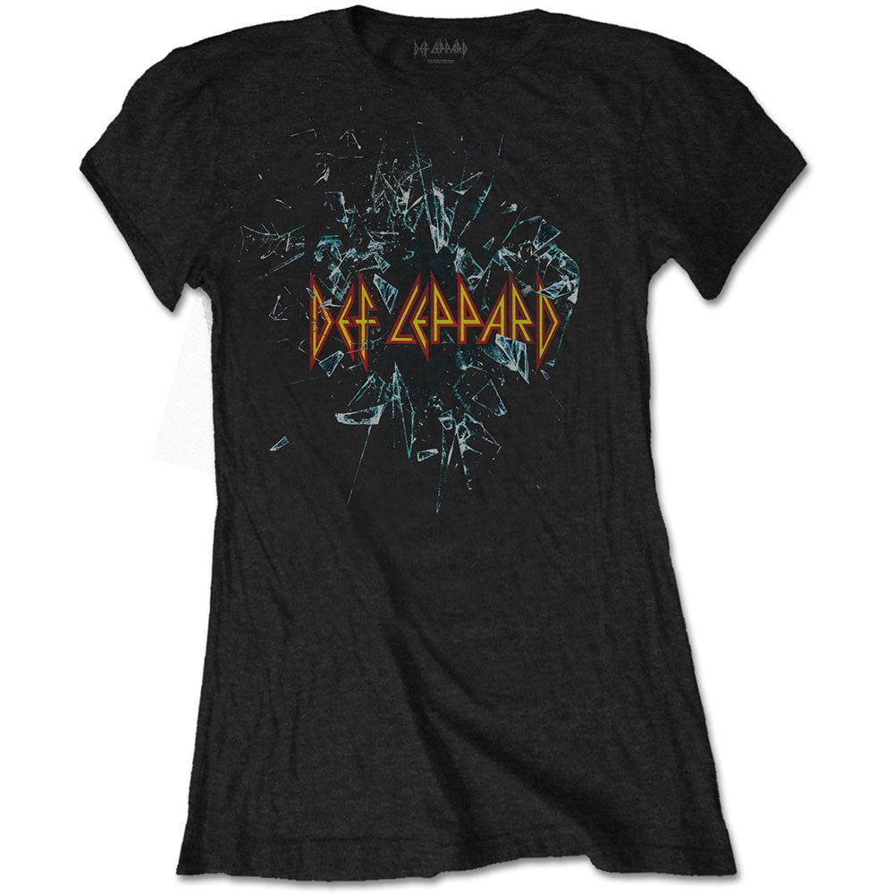 Def Leppard Ladies T-Shirt: Shatter T-Shirt