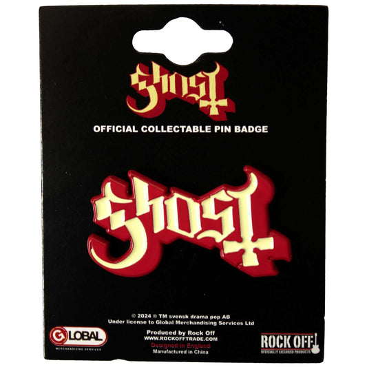 Een foto van een Ghost Speld Badge