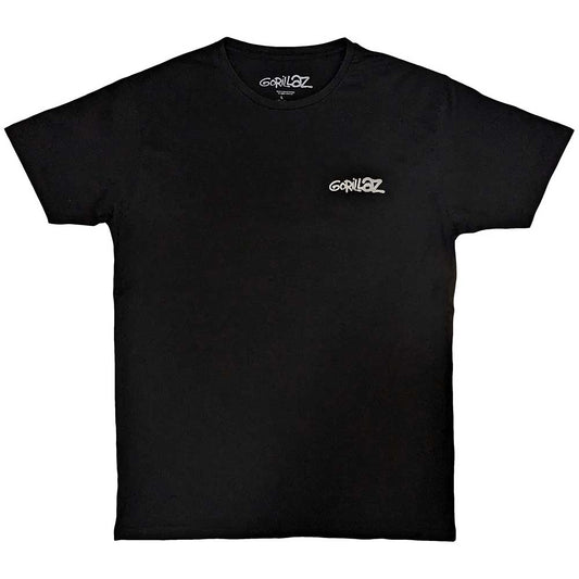 Een foto van een Gorillaz T-Shirt