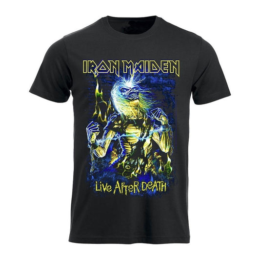 Een foto van een Iron Maiden T-Shirt