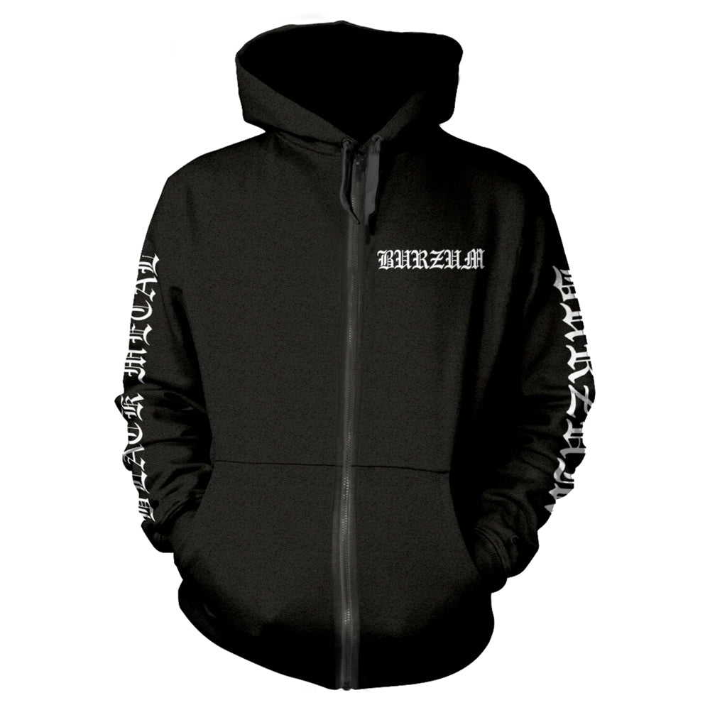 Een foto van een BURZUM Top met capuchon