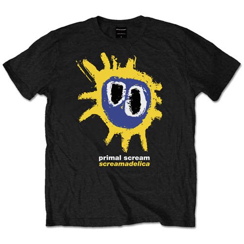 Primal Scream Unisex T-Shirt: Screamadelica Yellow T-Shirt