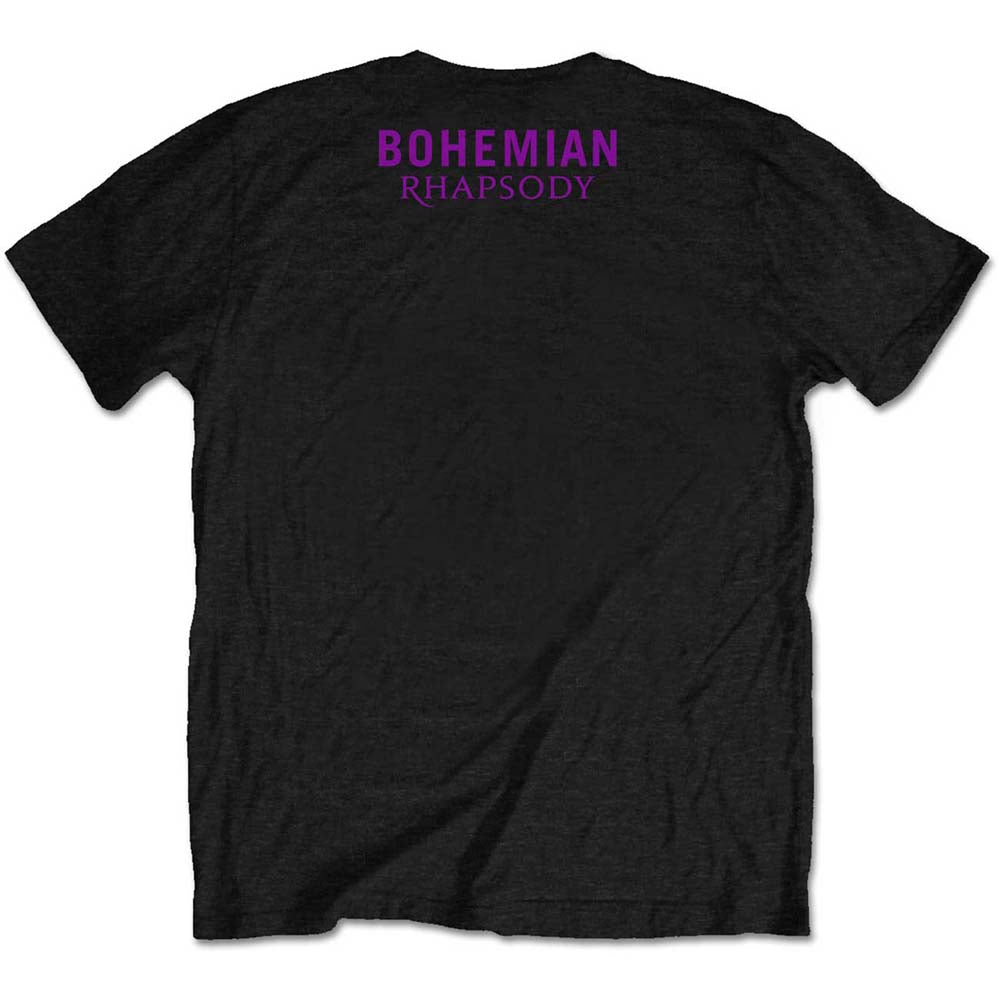 Queen Unisex T-Shirt: Bohemian Rhapsody (Back Print) T-Shirt