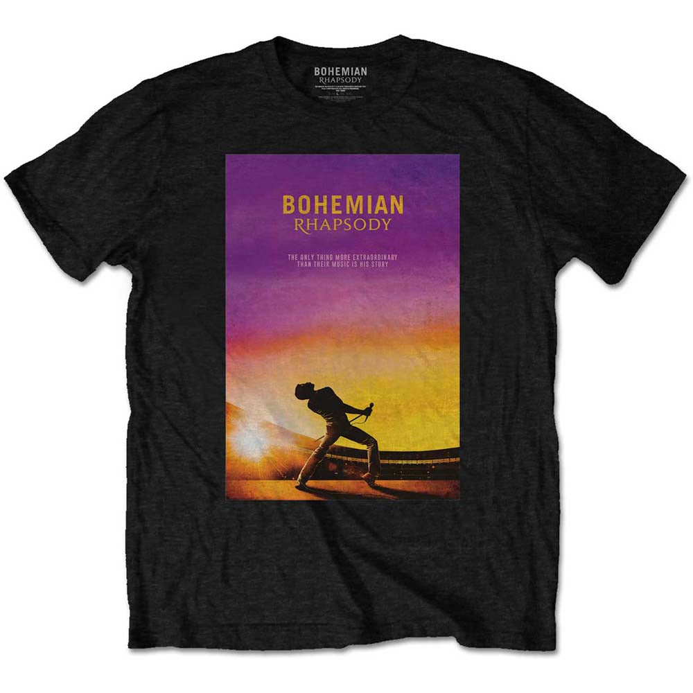 Queen Unisex T-Shirt: Bohemian Rhapsody (Back Print) T-Shirt