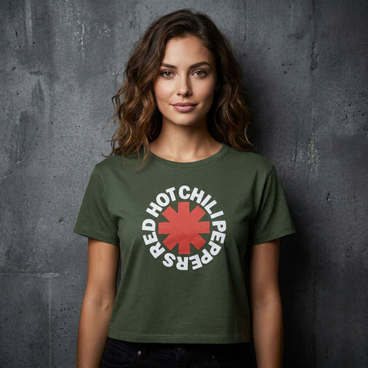Een foto van een Red Hot Chili Peppers Crop Top