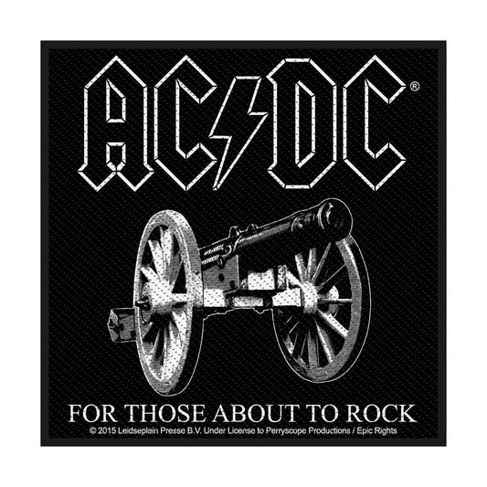 Een foto van een AC/DC Standaard patch