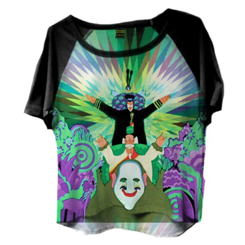 The Beatles Ladies Raglan T-Shirt: Jeremy Hillary Boob Raglan T-Shirt