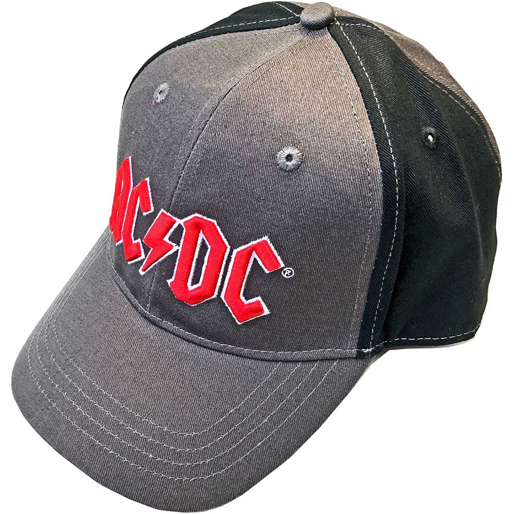 AC/DC Unisex Baseball Cap: Red Logo (2 Tone) Baseballpet