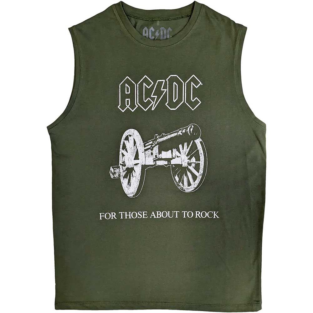 AC/DC Unisex Tank T-Shirt: About To Rock Tank T-Shirt