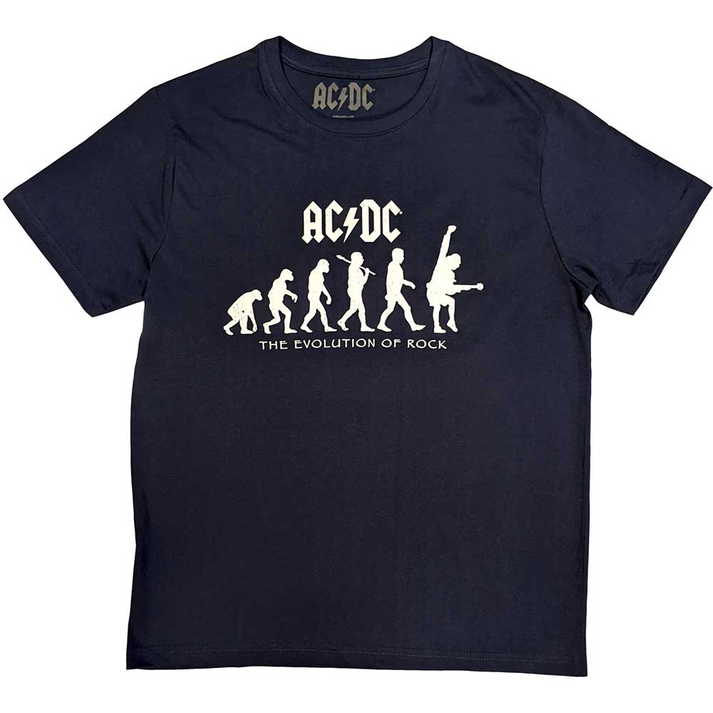AC/DC Unisex T-Shirt: Evolution of Rock T-Shirt