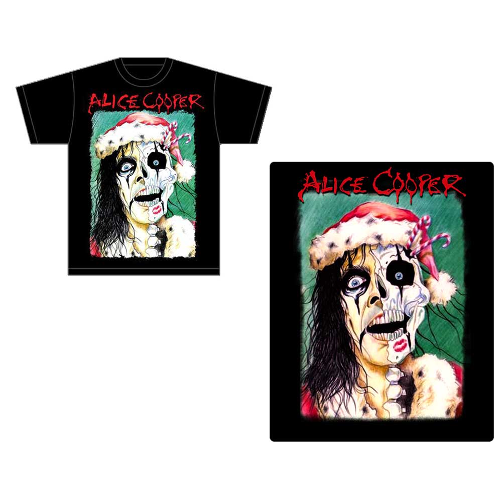 Alice Cooper Unisex T-Shirt: Xmas Card T-Shirt