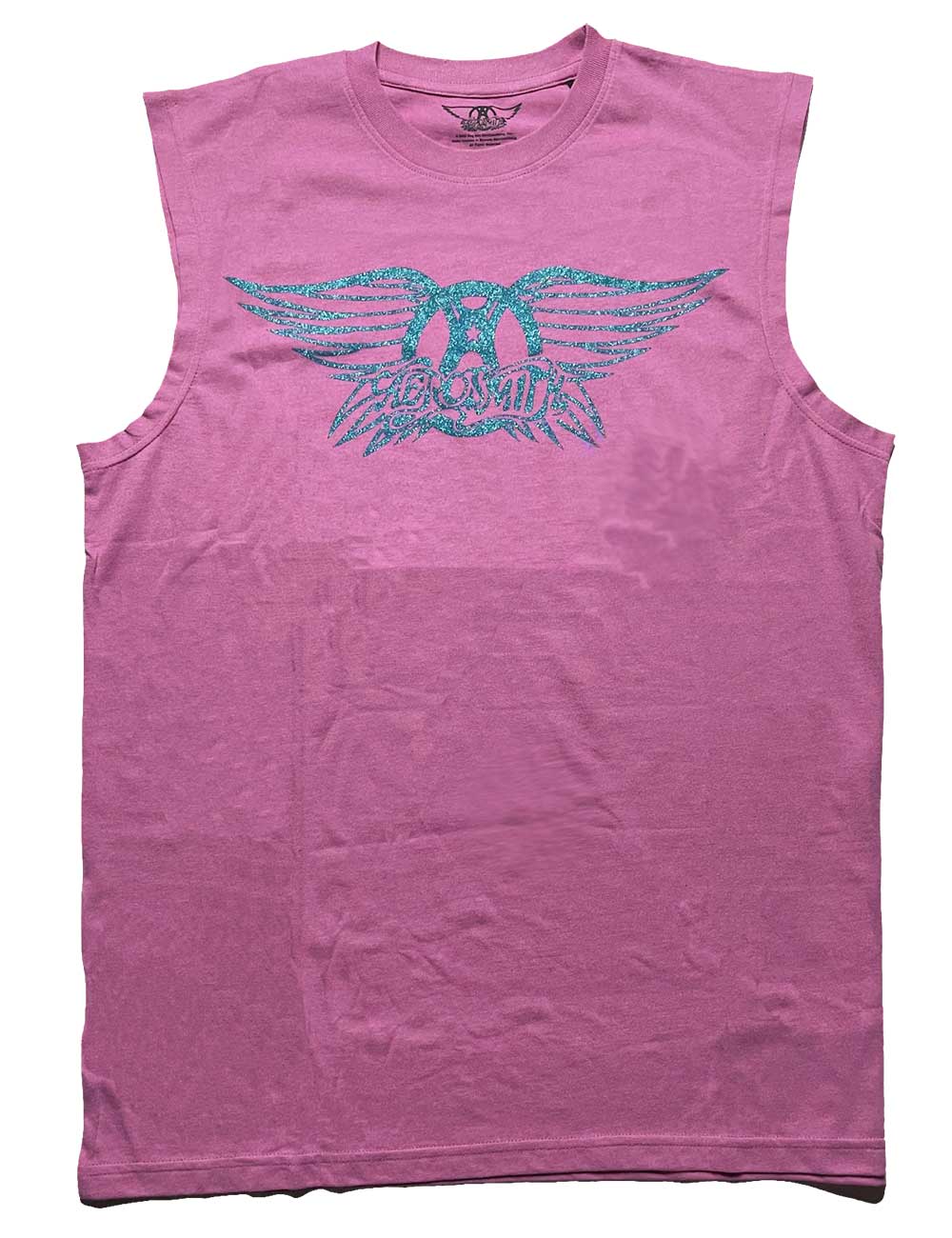 Aerosmith Unisex Tank T-Shirt: Glitter Print Logo (Embellished) Tank T-Shirt