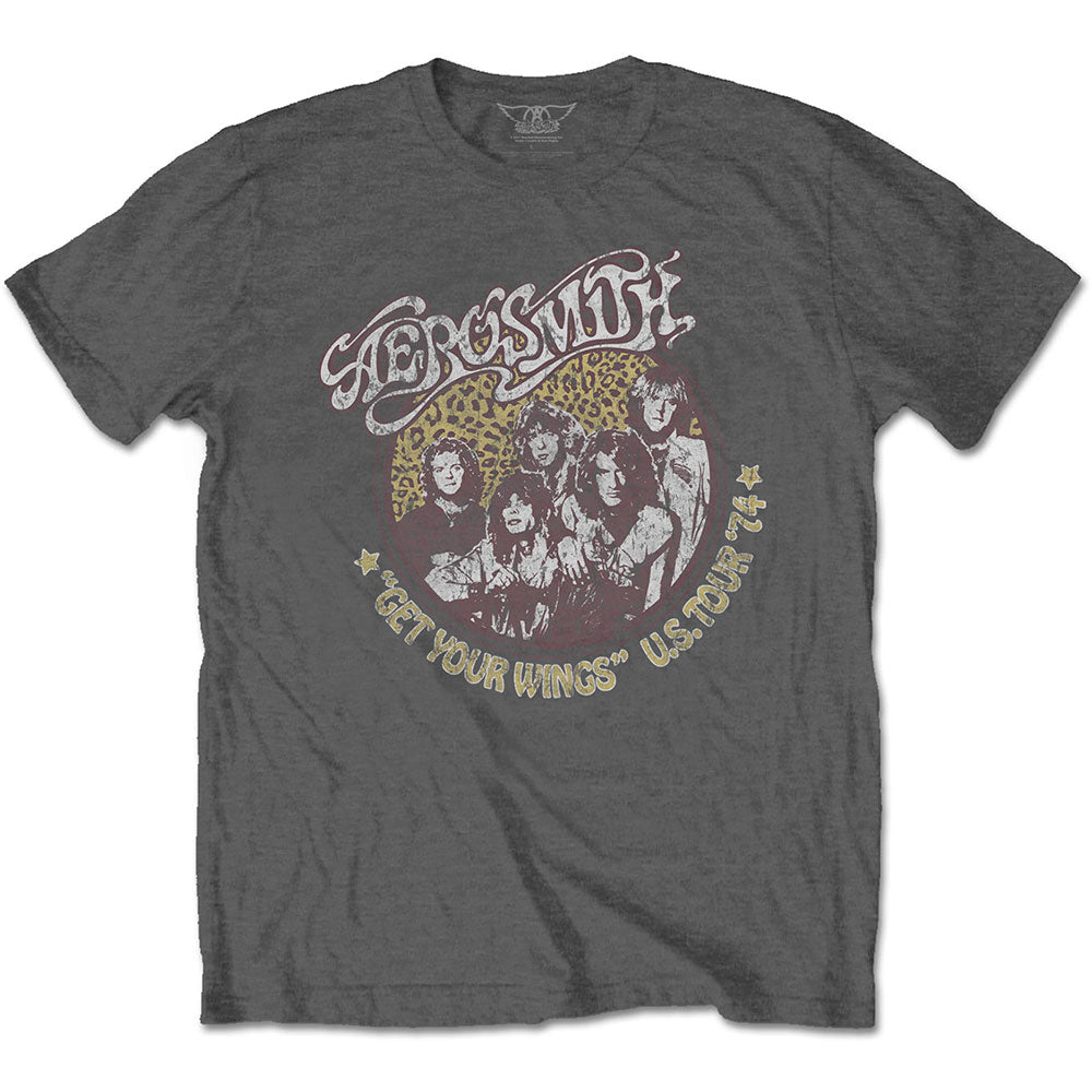Aerosmith Unisex T-Shirt: Cheetah Print T-Shirt
