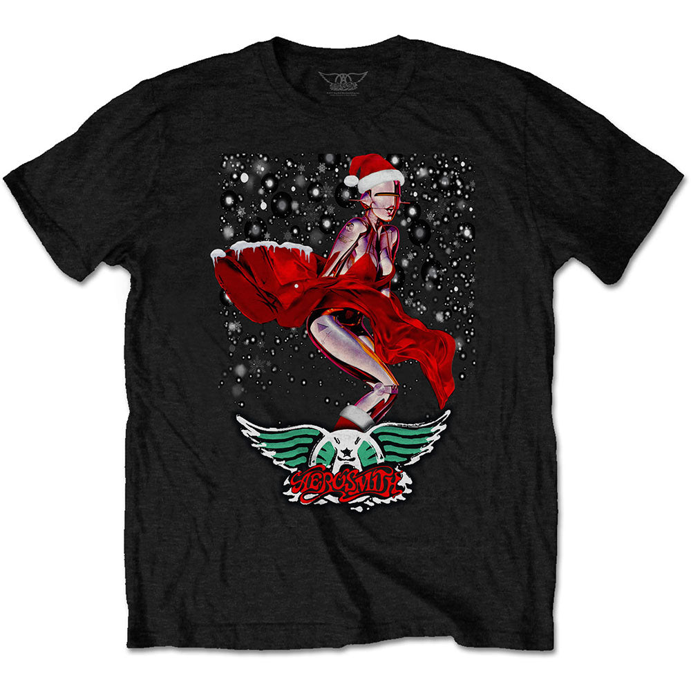 Aerosmith Unisex T-Shirt: Robo Santa T-Shirt