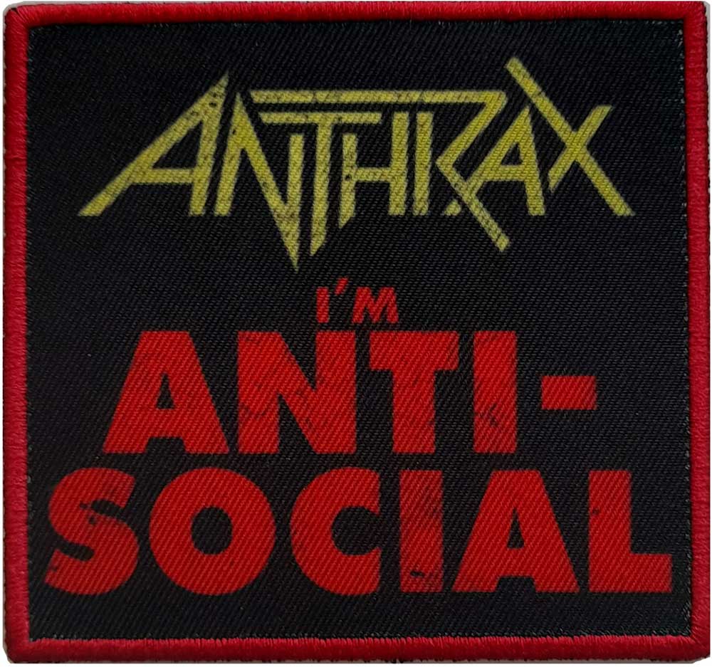 Anthrax Standard Patch: Anti-Social Standaard patch