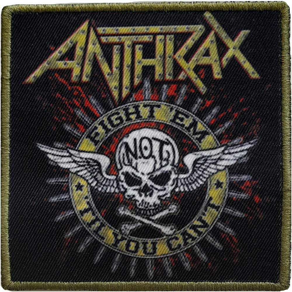 Anthrax Standard Patch: Fight 'Em Standaard patch