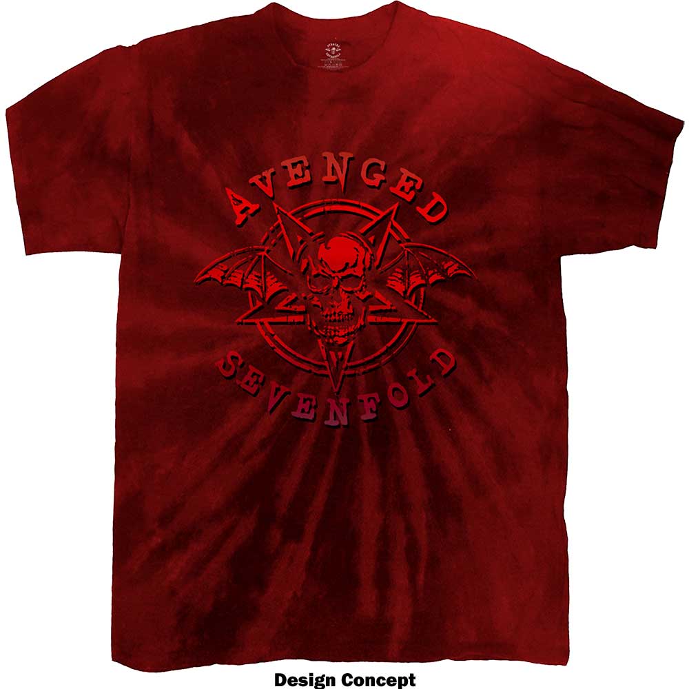 Avenged Sevenfold Unisex T-Shirt: Pent Up (Wash Collection) T-Shirt