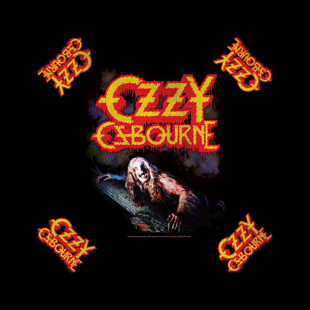 Ozzy Osbourne Unisex Bandana: Bark at the Moon Bandana
