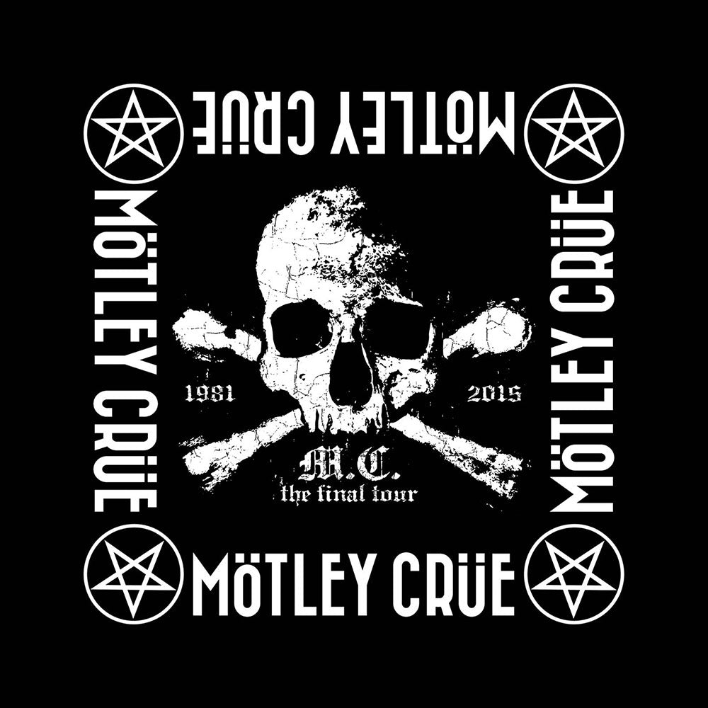 Motley Crue Unisex Bandana: The Final Tour Bandana