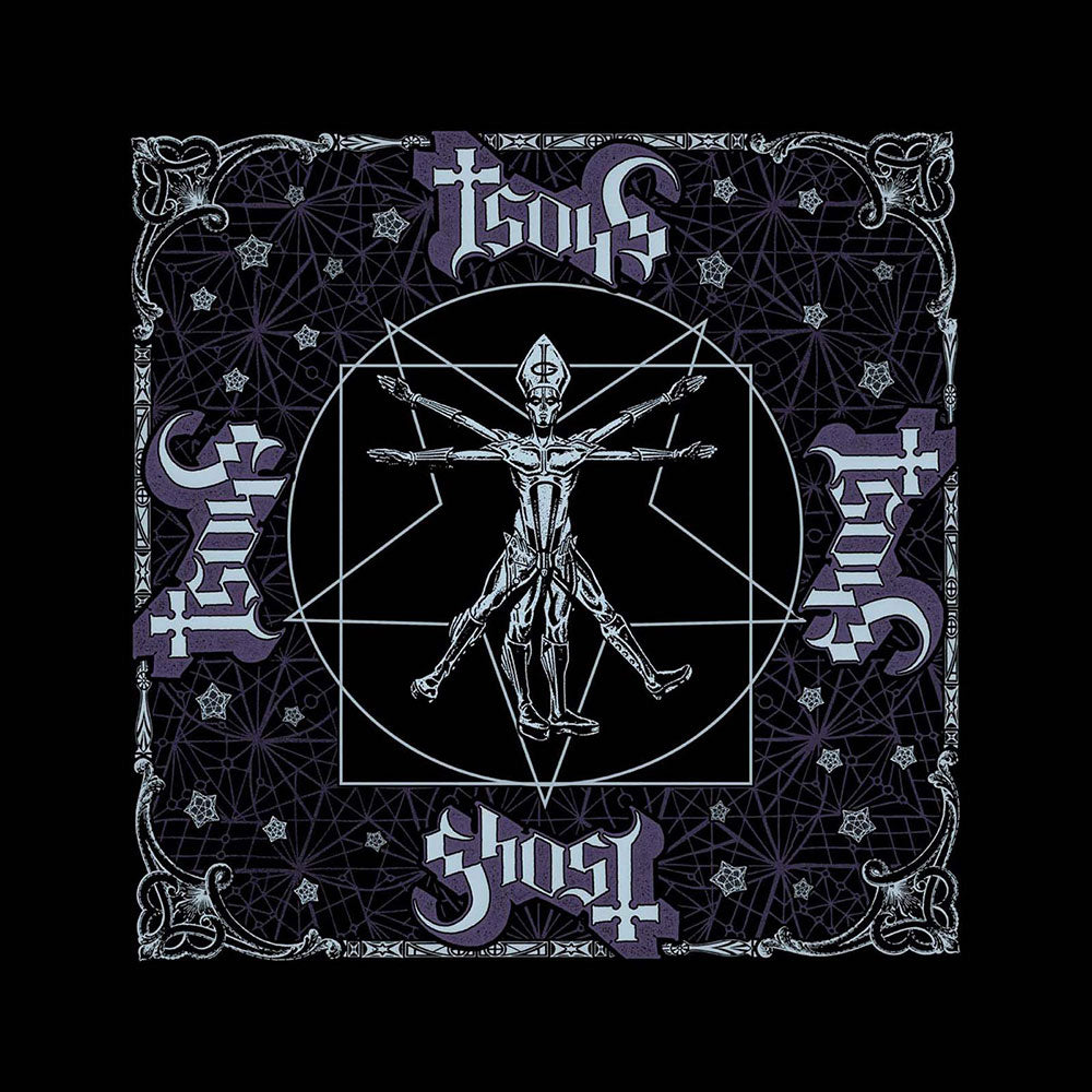 Ghost Unisex Bandana: Vitruvian Ghost Bandana