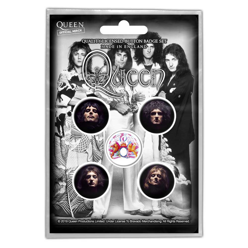 Queen Button Badge Pack: Faces (Retail Pack) Set knoopspelden