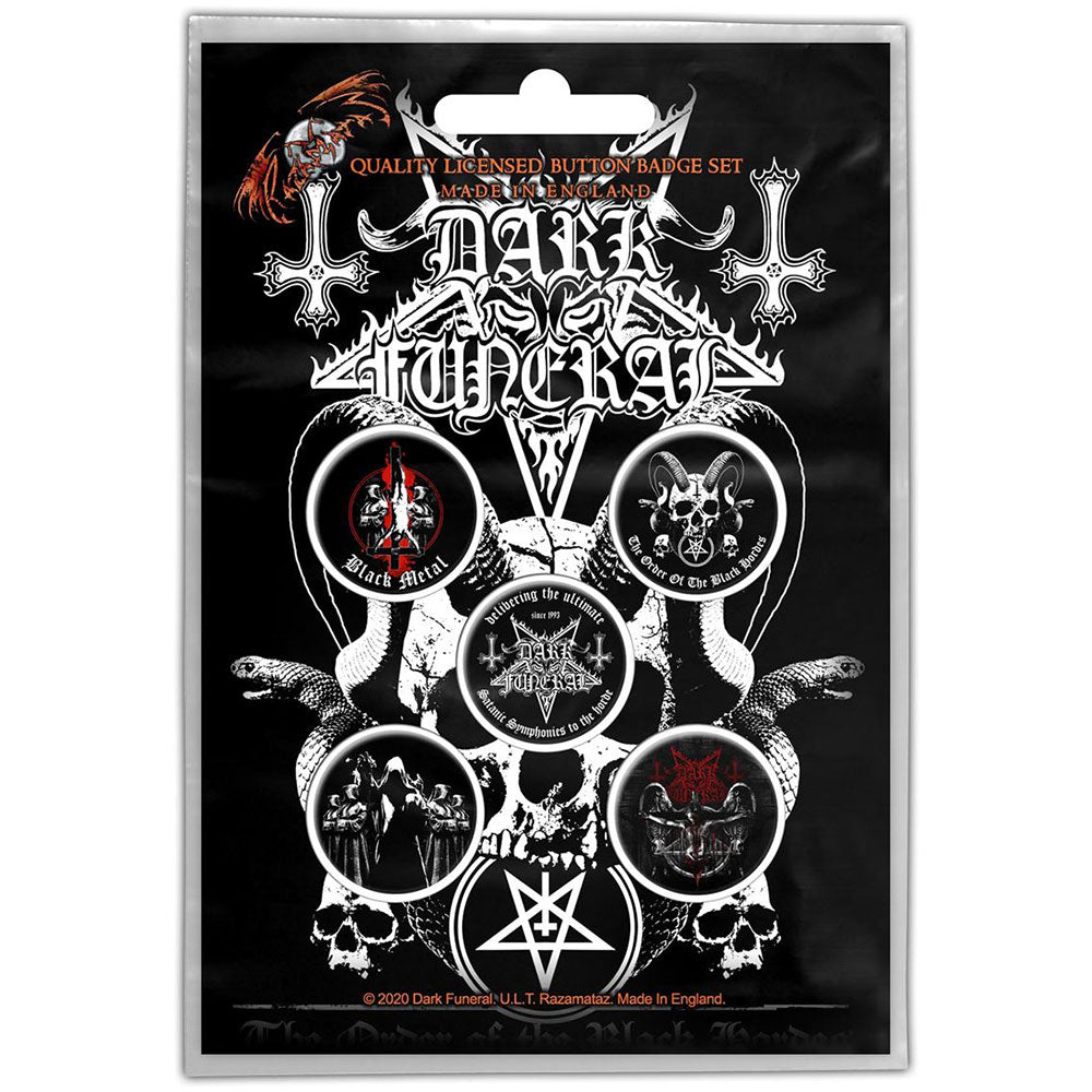 Dark Funeral Button Badge Pack: The Black Hordes (Retail Pack) Set knoopspelden