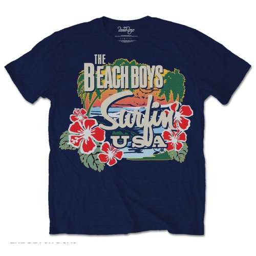 The Beach Boys Unisex T-Shirt: Surfin USA Tropical T-Shirt