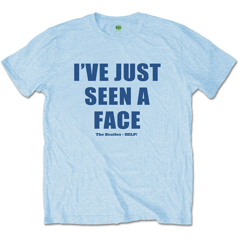 The Beatles Unisex T-Shirt: I've Just Seen A Face (Back Print) T-Shirt