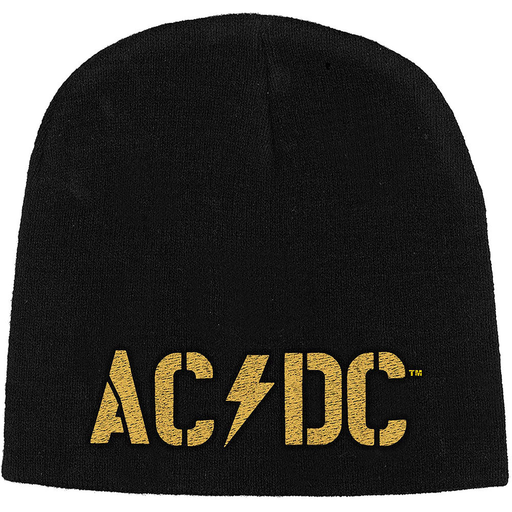 AC/DC Unisex Beanie Hat: PWR-UP Band Logo Muts