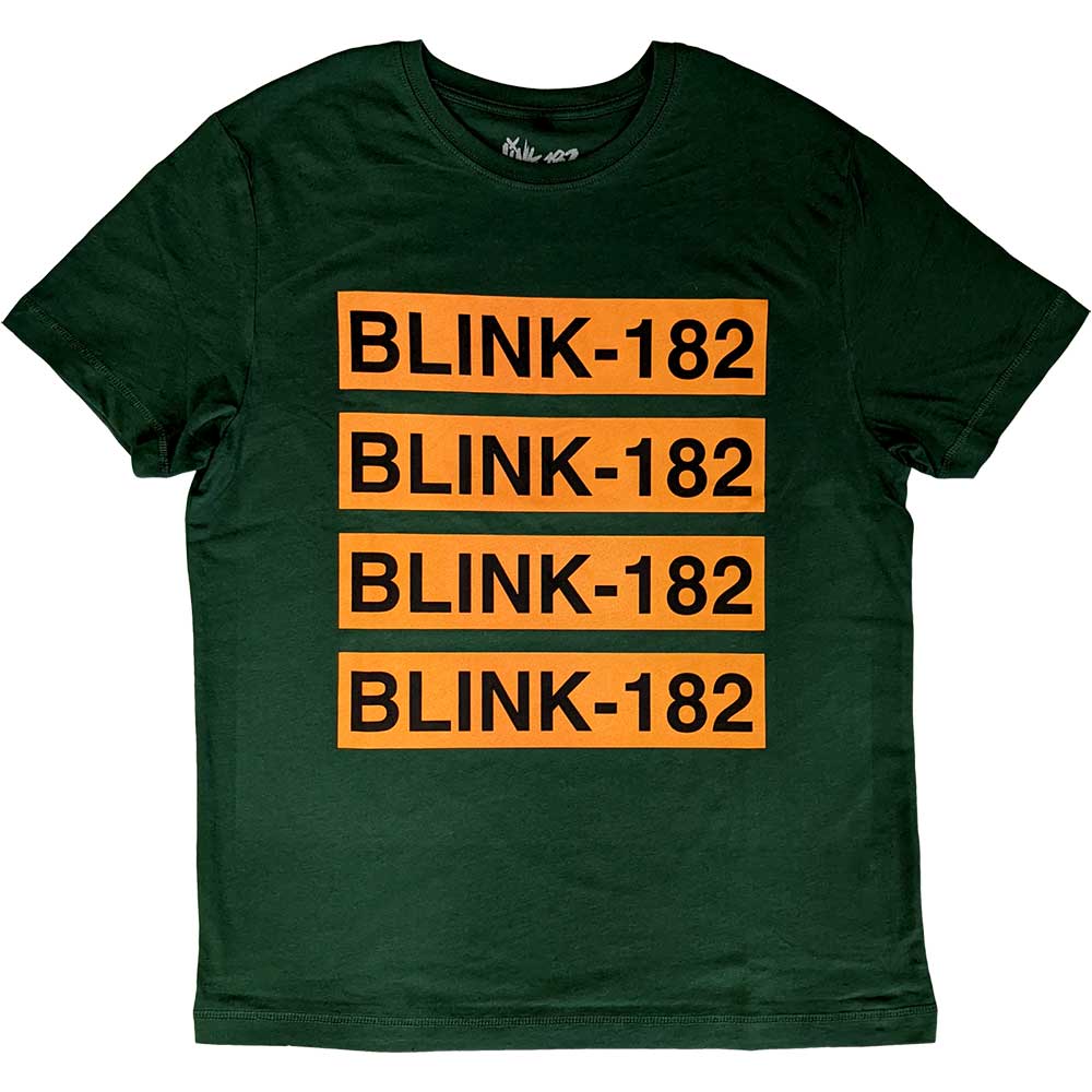 Blink-182 Unisex T-Shirt: Logo Repeat T-Shirt