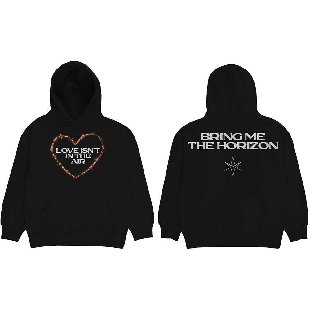 Bring Me The Horizon Unisex Pullover Hoodie: Love (Back Print) Trui met capuchon