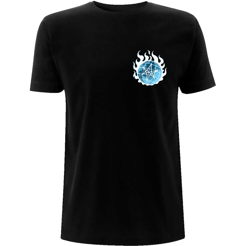 Bring Me The Horizon Unisex T-Shirt: Globe (Back Print) T-Shirt