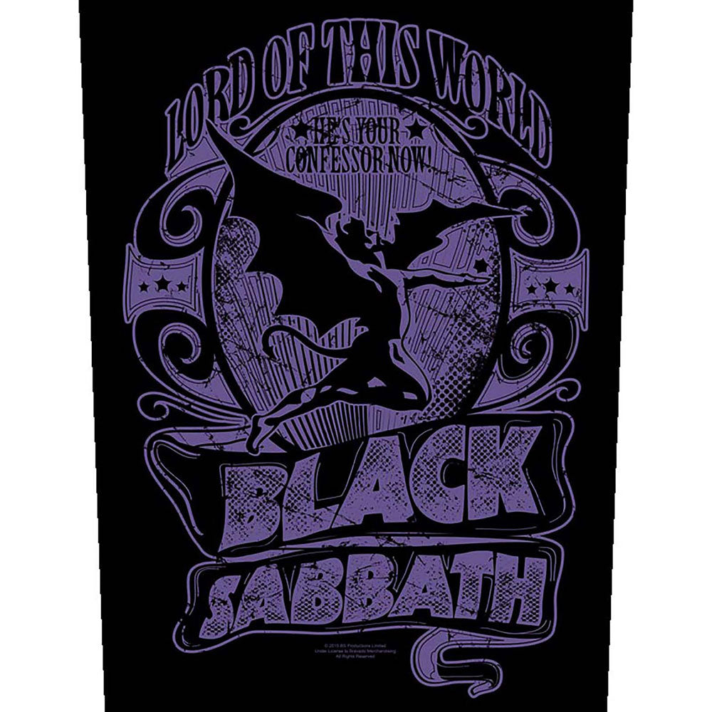 Black Sabbath Back Patch: Lord Of This World Achterpatch