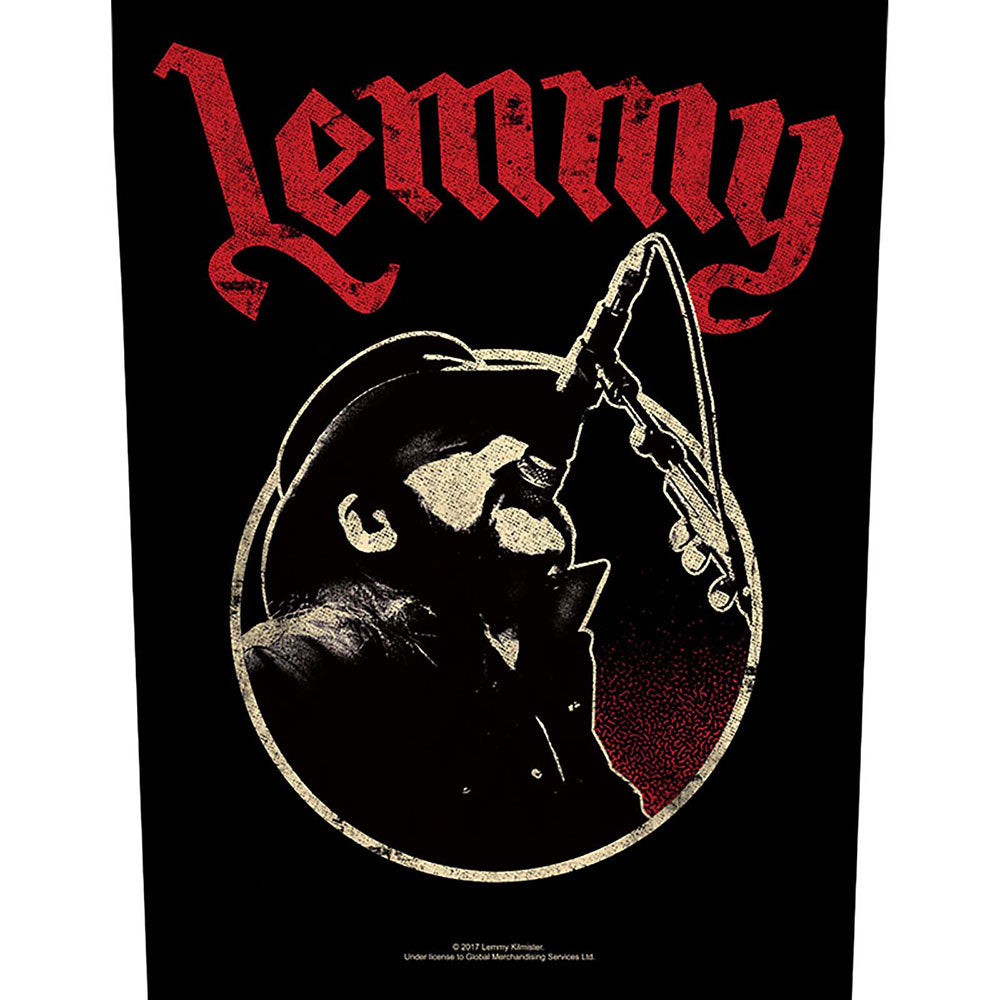 Lemmy Back Patch: Microphone Achterpatch