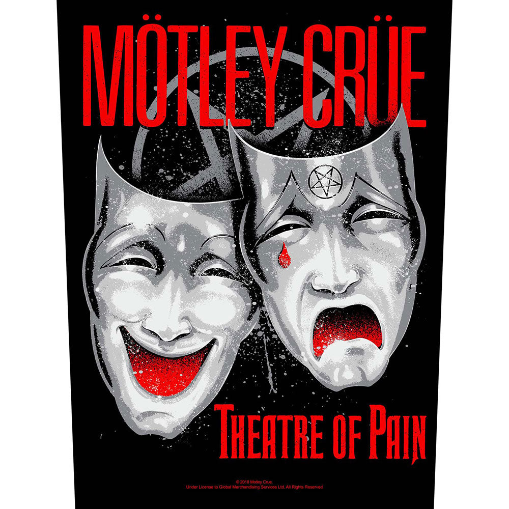 Motley Crue Back Patch: Theatre of Pain Achterpatch