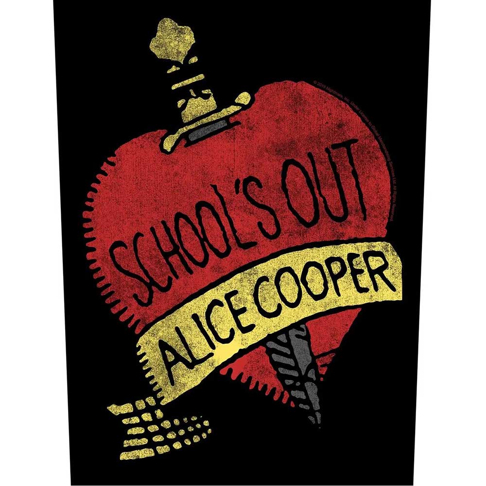 Alice Cooper Back Patch: School's Out Achterpatch