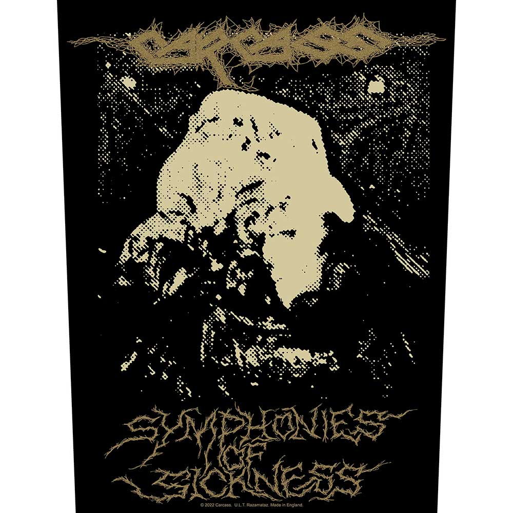 Carcass Back Patch: Symphonies Of Sickness Achterpatch