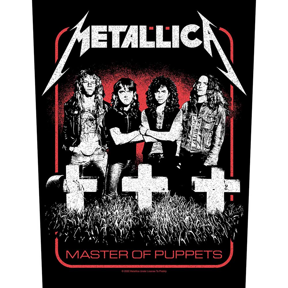 Metallica Back Patch: Master Of Puppets Band Achterpatch