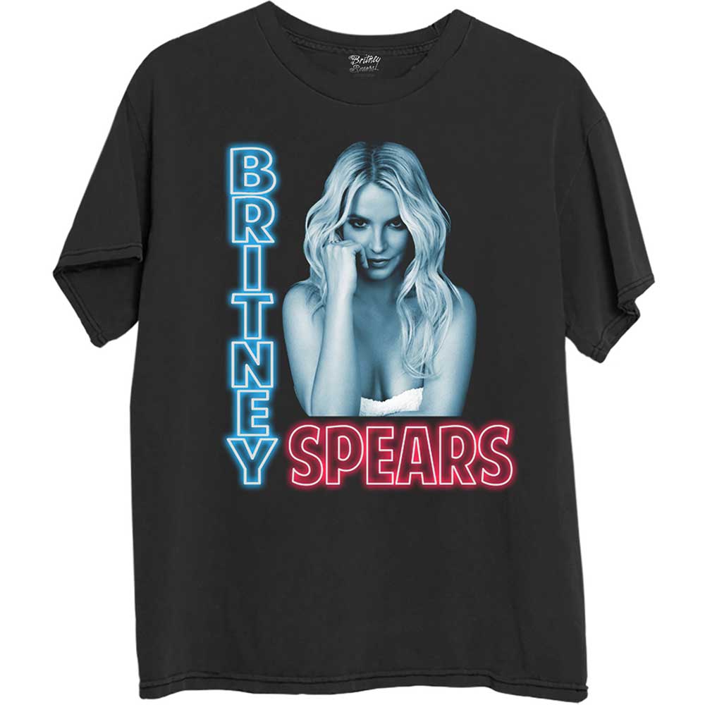 Britney Spears Unisex T-Shirt: Neon Light T-Shirt