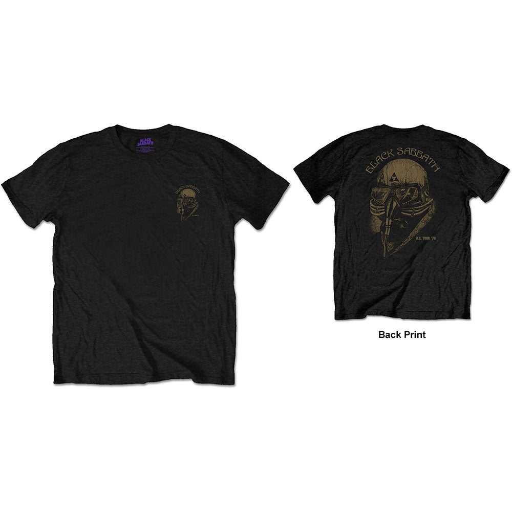 Black Sabbath Unisex T-Shirt: US Tour 78 (Back Print/Retail Pack) T-Shirt
