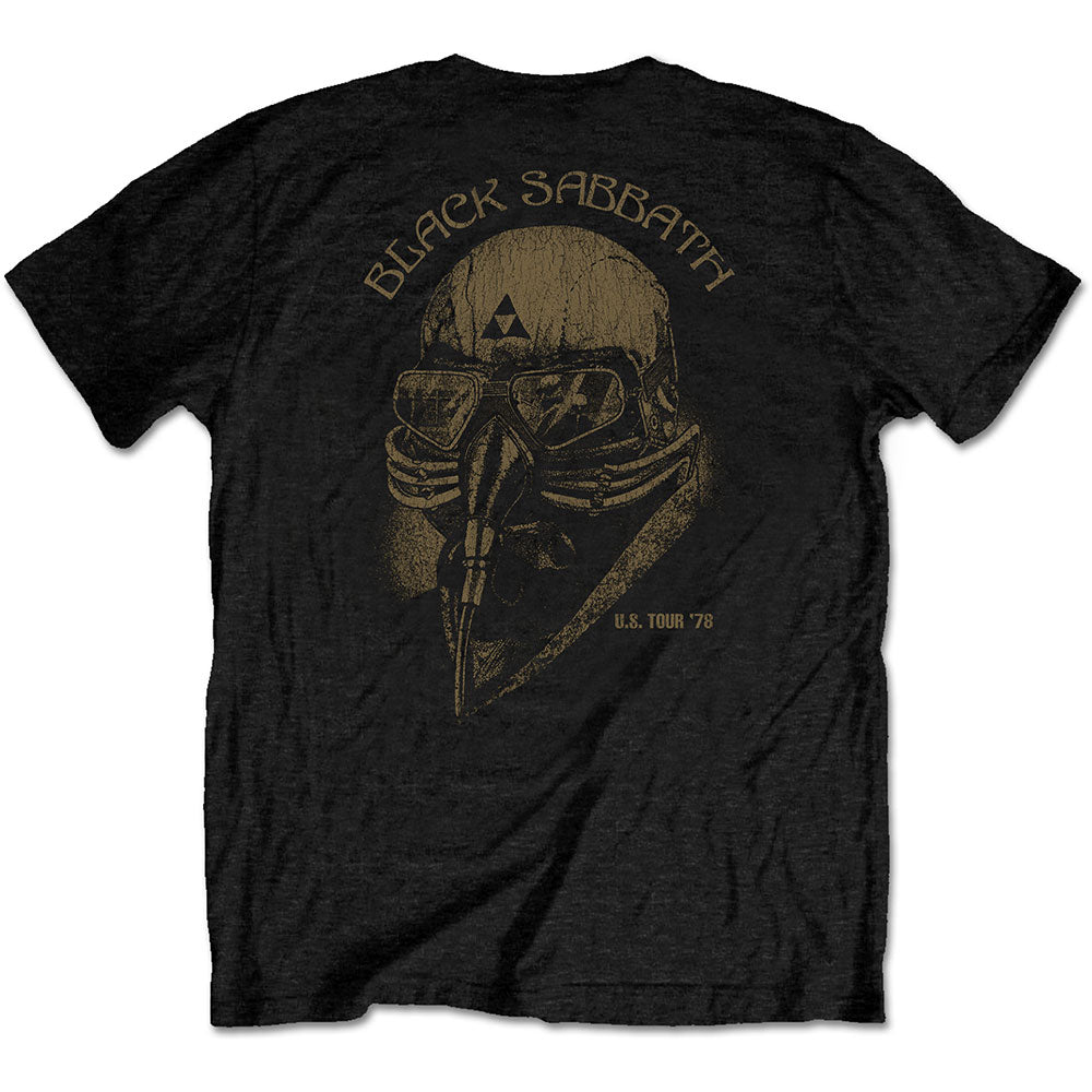 Black Sabbath Unisex T-Shirt: US Tour 78 (Back Print/Retail Pack) T-Shirt