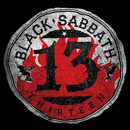 Black Sabbath Single Cork Coaster: 13 Flame Circle Onderzetter
