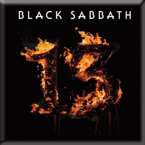 Black Sabbath Fridge Magnet: 13 Koelkastmagneet