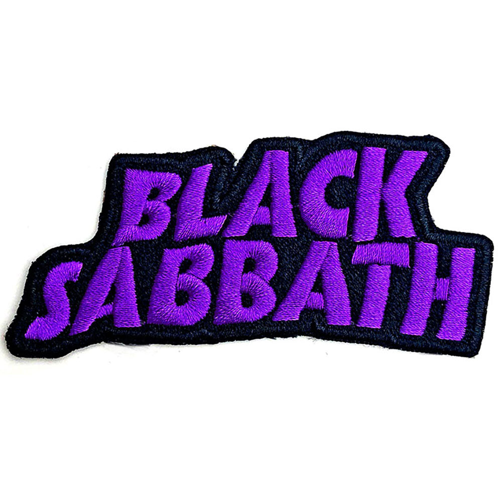 Black Sabbath Standard Patch: Cut-Out Wavy Logo Standaard patch