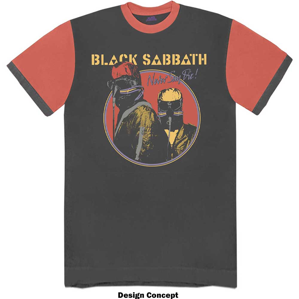 Black Sabbath Unisex Ringer T-Shirt: Never Say Die Ringer T-Shirt