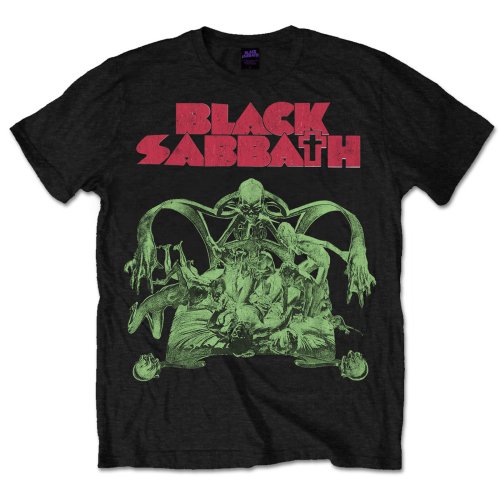 Black Sabbath Unisex T-Shirt: Sabbath Cut-out T-Shirt