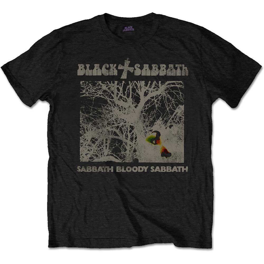 Black Sabbath Unisex T-Shirt: Sabbath Bloody Sabbath Vintage T-Shirt