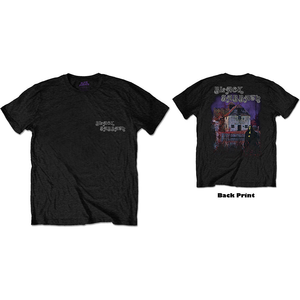 Black Sabbath Unisex T-Shirt: Debut Album (Back Print) T-Shirt