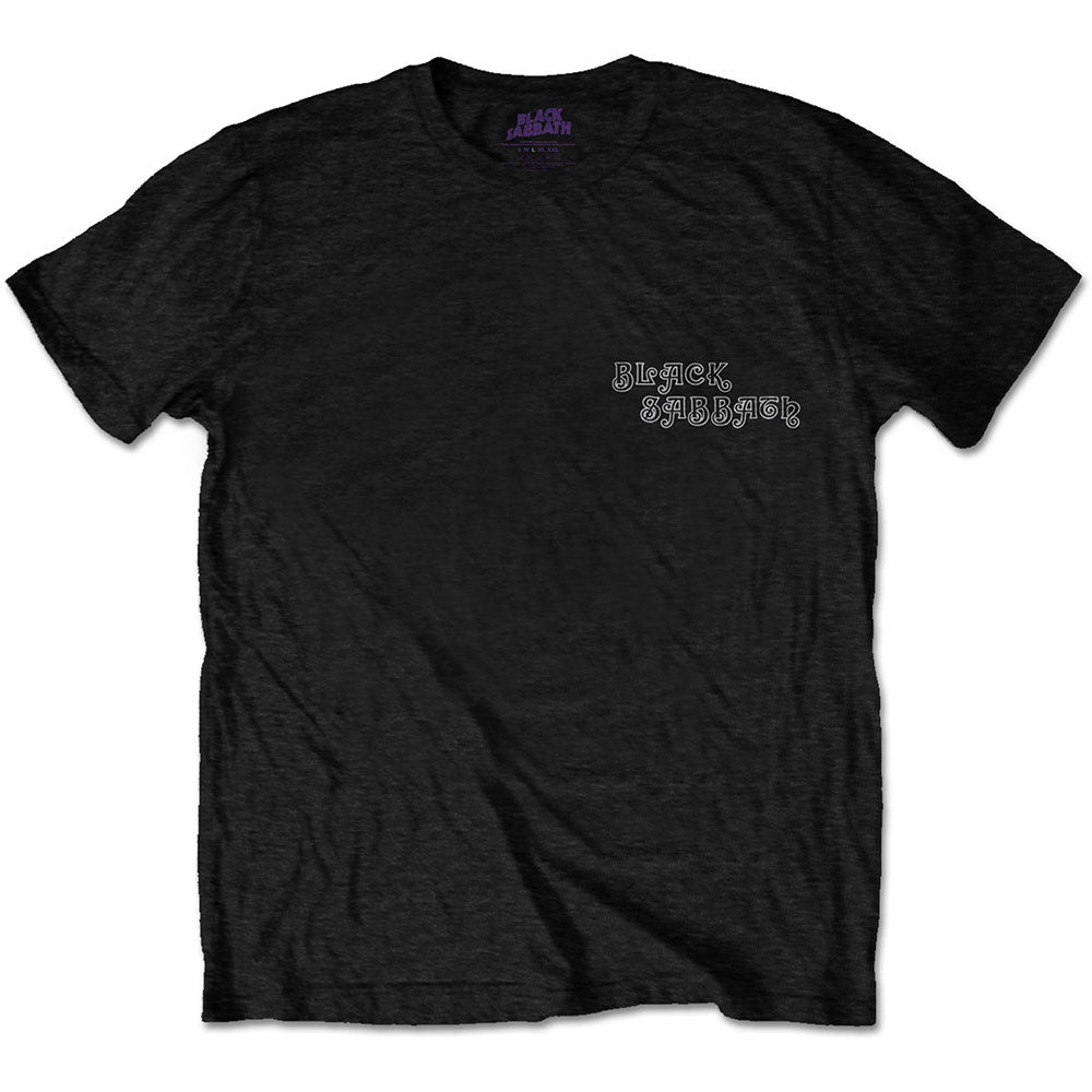 Black Sabbath Unisex T-Shirt: Debut Album (Back Print) T-Shirt